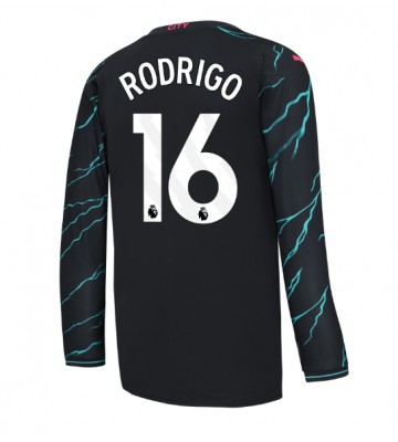 Manchester City Rodri Hernandez #16 Tredjetröja 2023-24 Långärmad